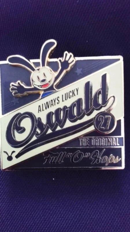 Rare Pins disney Disneyland Paris : Oswald Label